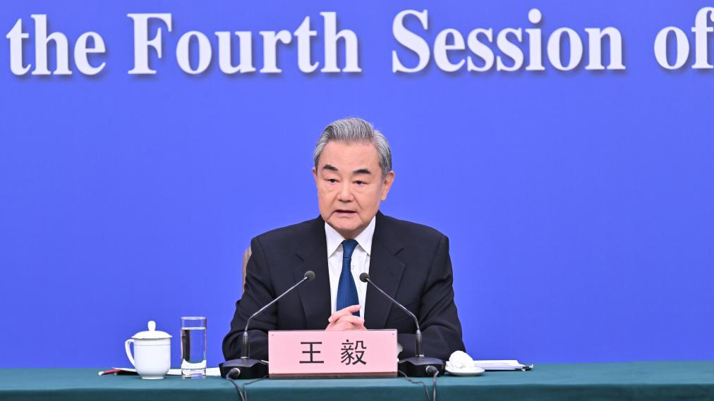 Chinese Foreign Minister Wang Yi, also a member of the Political Bureau of the Communist Party of China Central Committee, attends a press conference on China's foreign policy and external relations on the sidelines of the fourth session of the 14th National People's Congress (NPC) in Beijing, capital of China, March 8, 2026. /Xinhua