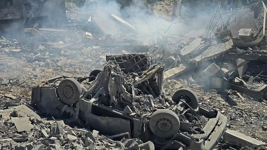 Debris of buildings destroyed by Israeli airstrikes in southern Lebanon, March 8, 2026. /VCG