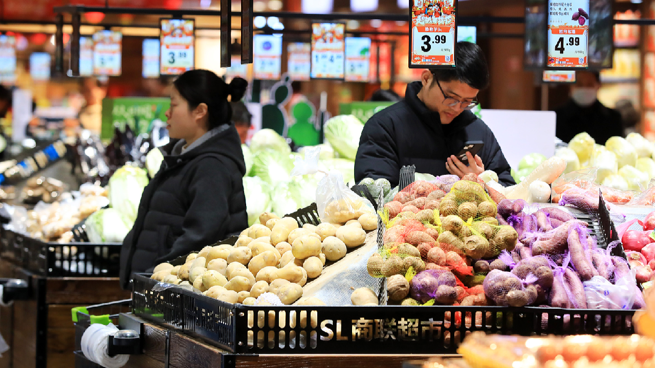 China's CPI jumps 1.3% in February, PPI decline narrows