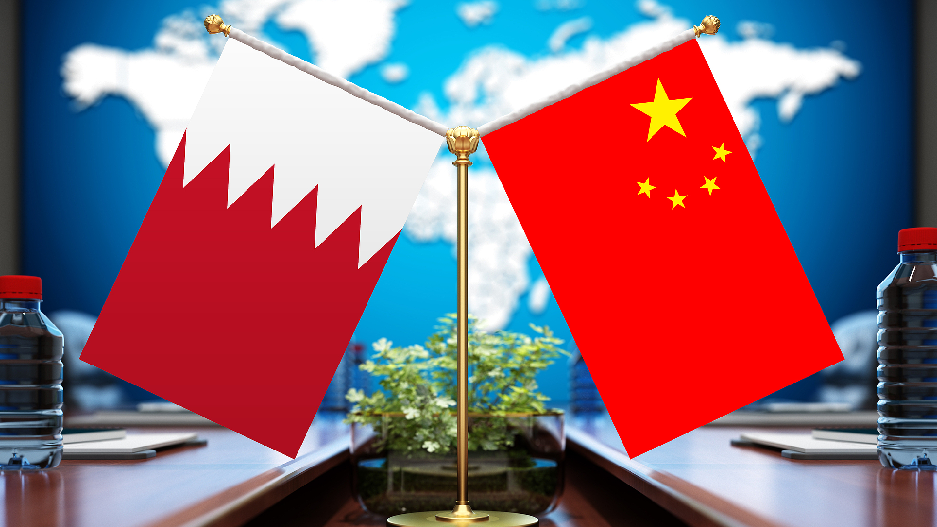 Chinese FM holds phone talks with Bahraini counterpart