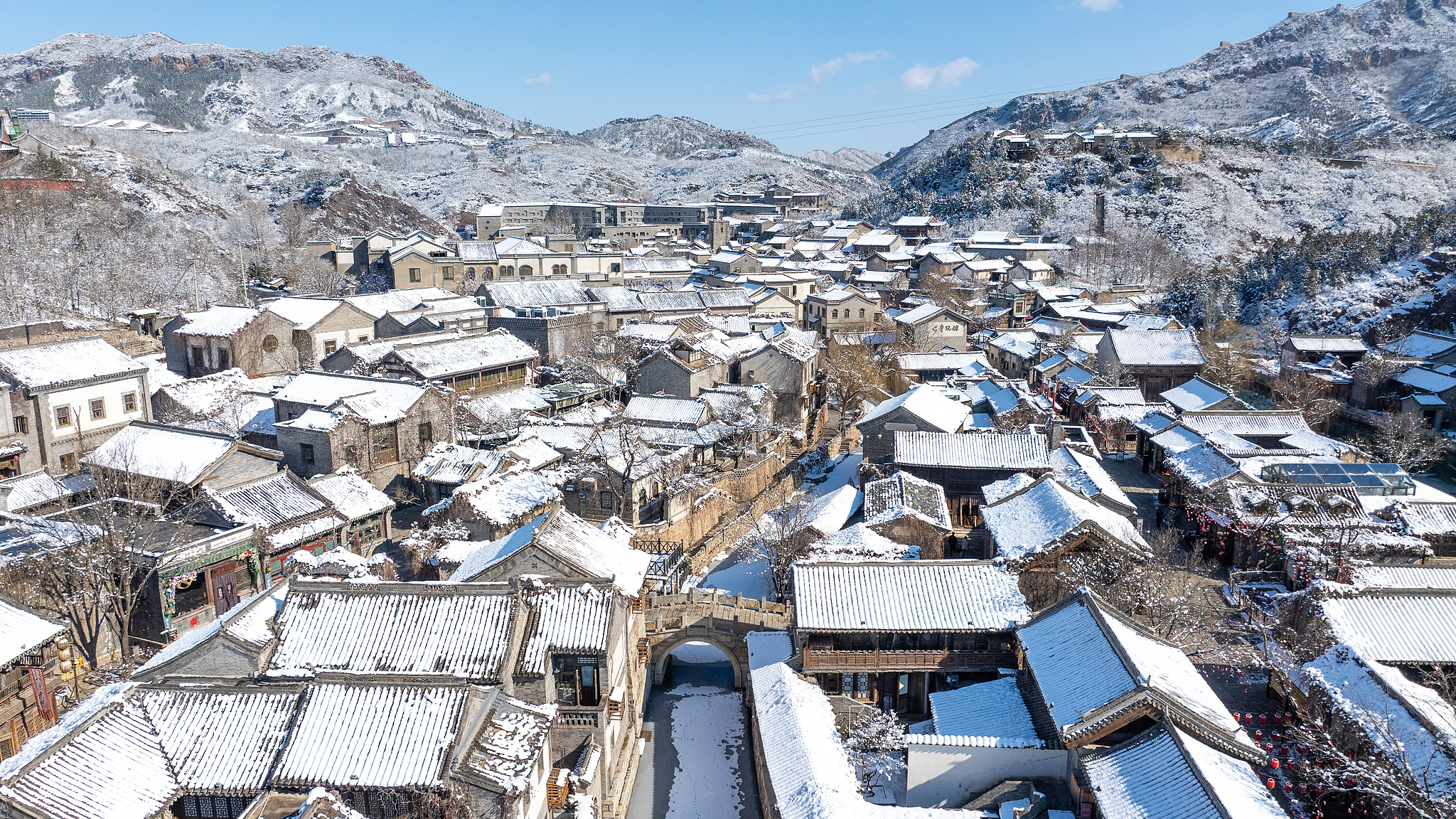 Live: Picturesque Gubei Water Town at the foot of the Great Wall