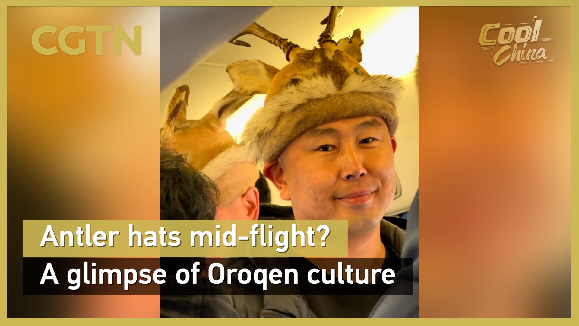 Antler hats mid-flight? A glimpse of Oroqen culture