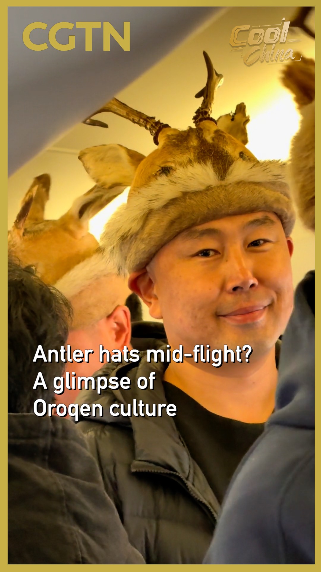 Antler hats mid-flight? A glimpse of Oroqen culture