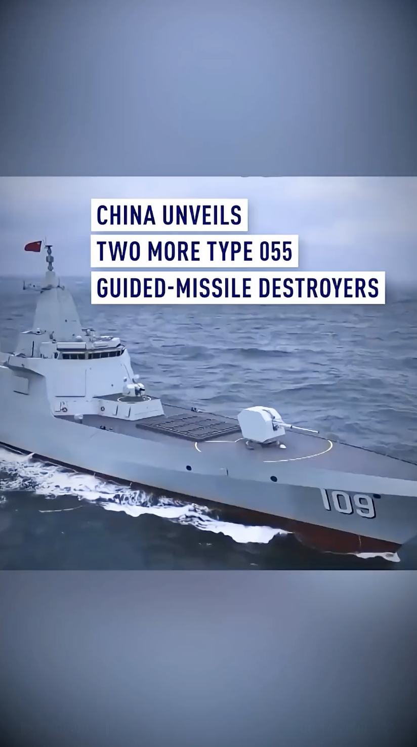 China launches two 10,000-ton class destroyers