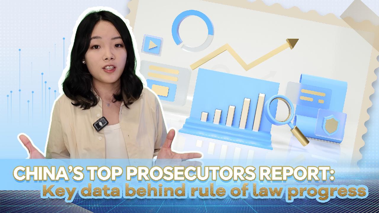 China's top prosecutors report: Key data behind rule of law progress