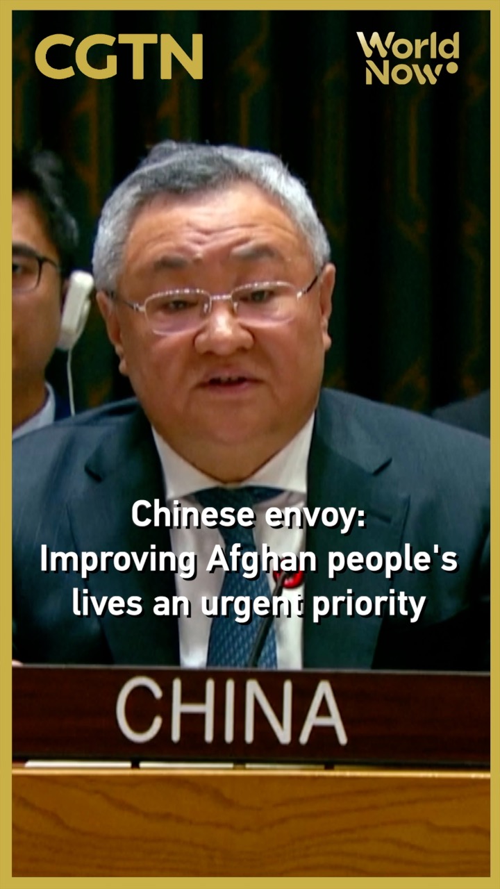 Chinese UN envoy: Improving Afghan people's lives an urgent priority