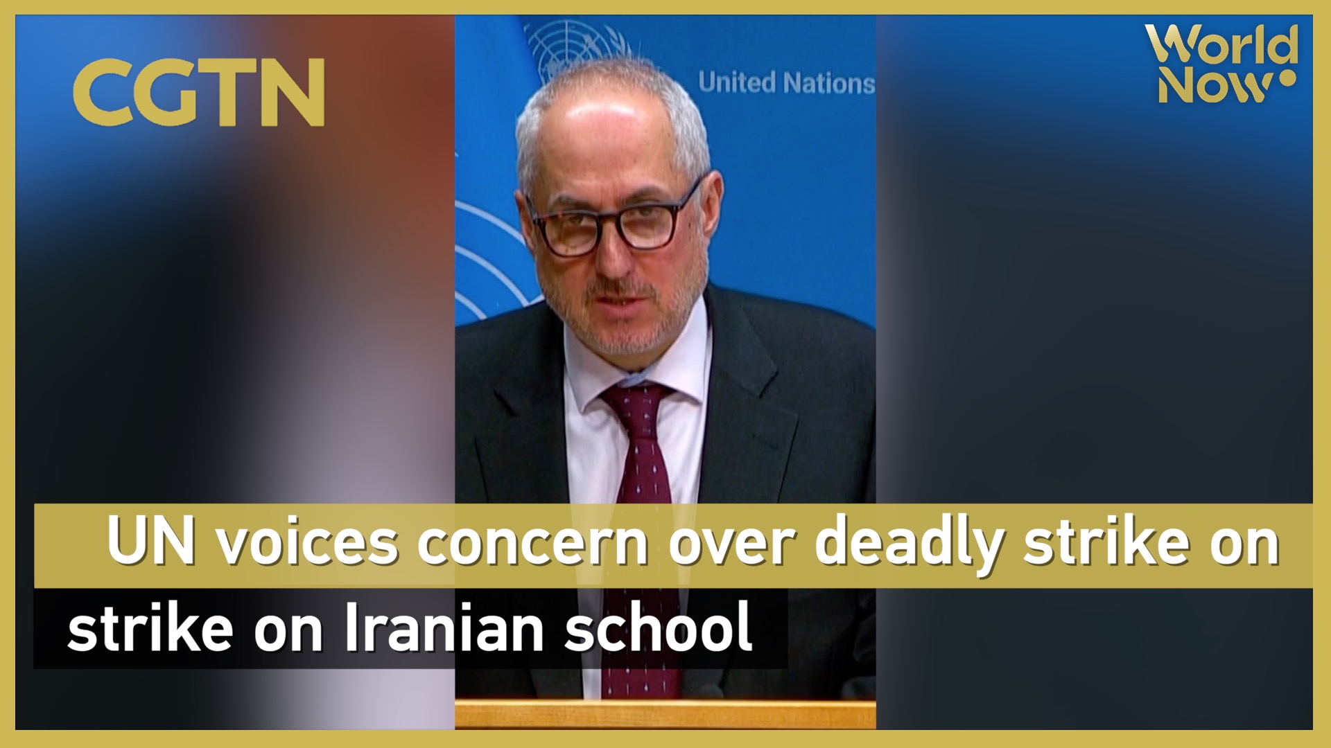 UN voices concern over deadly strike on Iranian girls' school 
