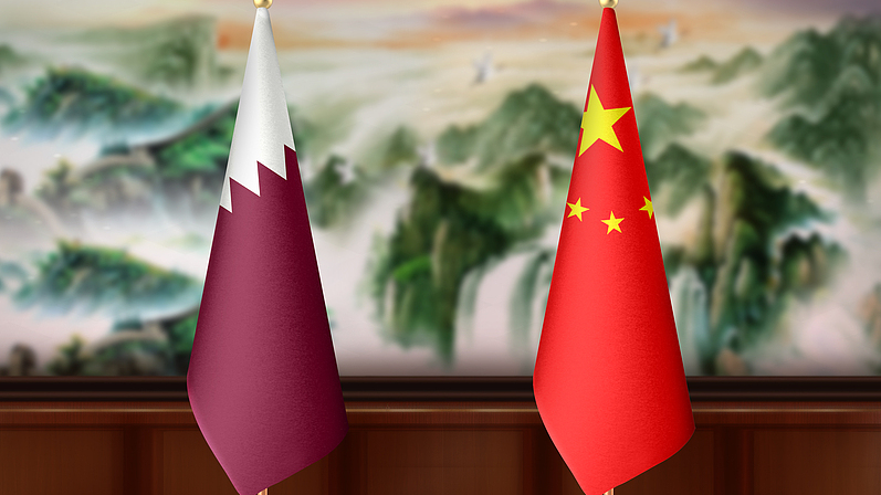 Chinese FM holds phone talks with Qatari counterpart