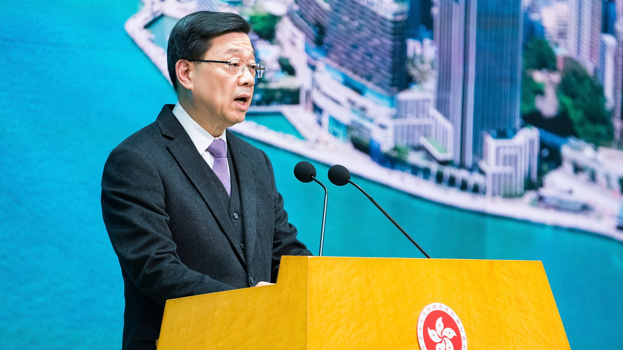John Lee, chief executive of Hong Kong Special Administrative Region, China, February 10, 2026. /CFP 