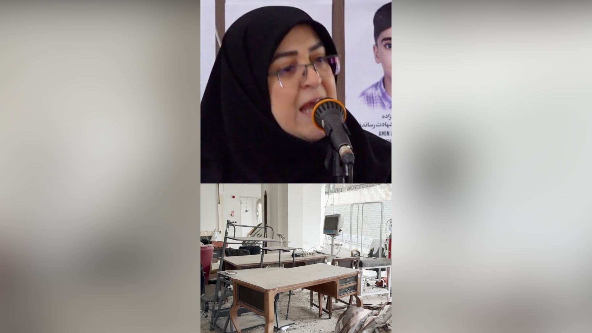 Iran sends message to the world from Gandhi Hospital