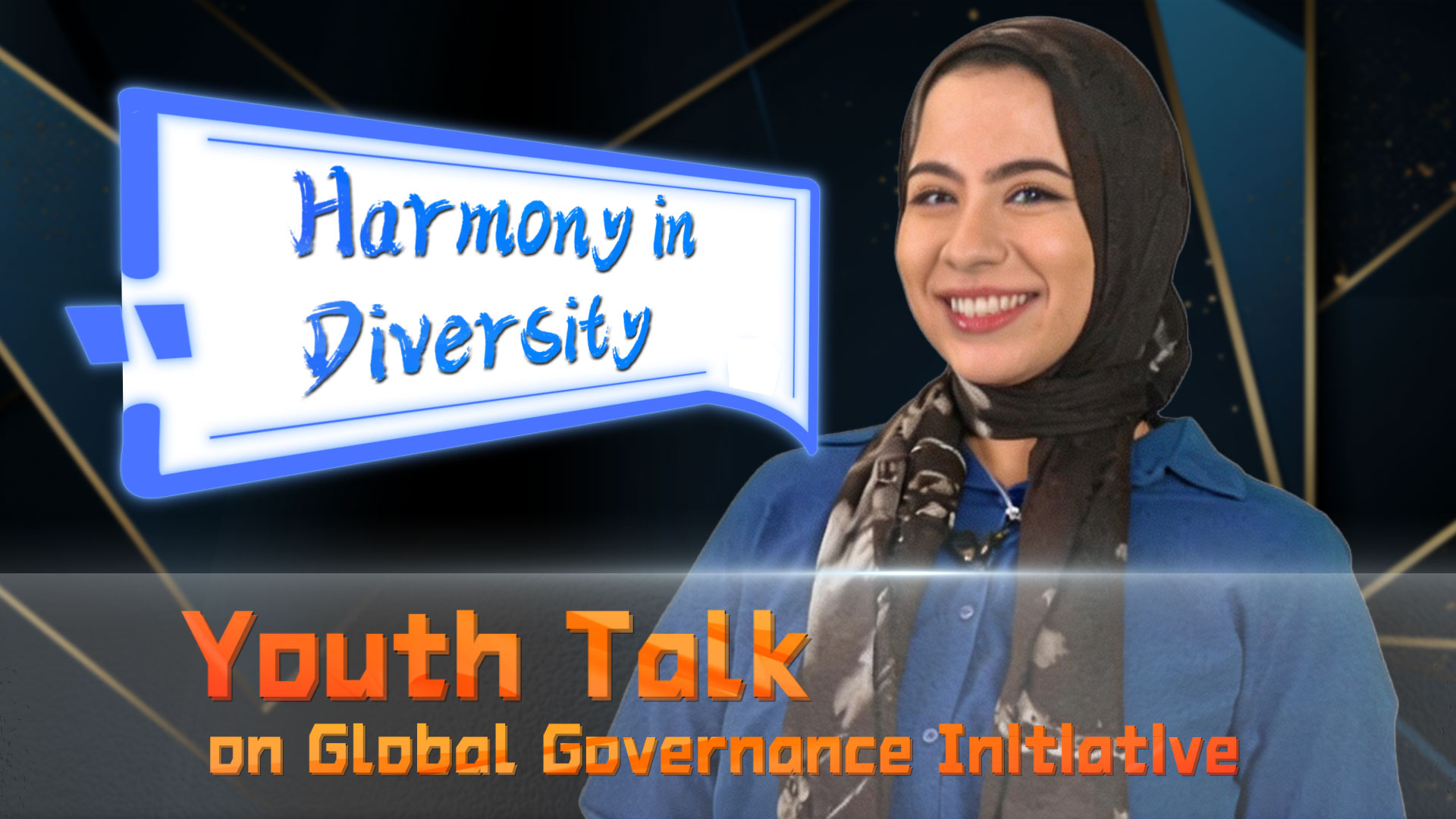 Youth Talk on GGI: Egyptian student talks about harmony in diversity