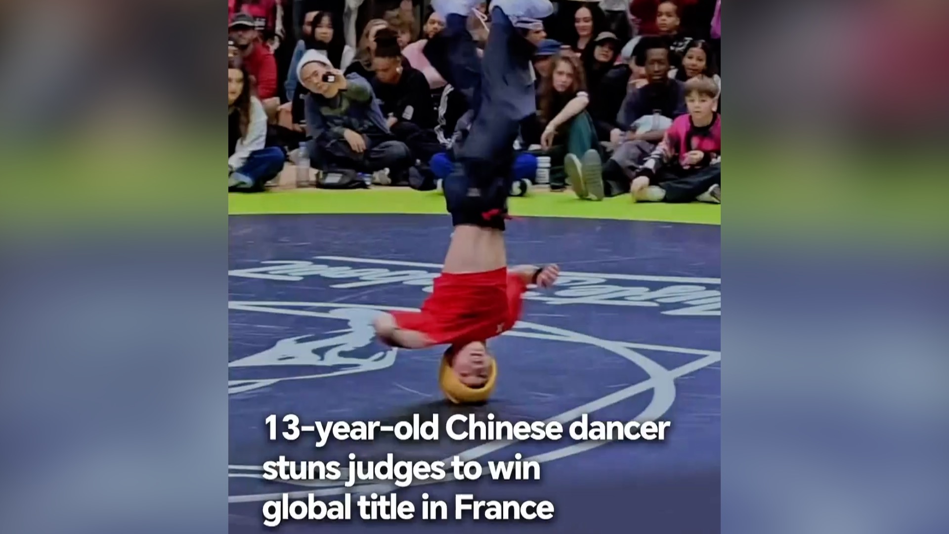 13-year-old Chinese dancer stuns judges to win global title in France