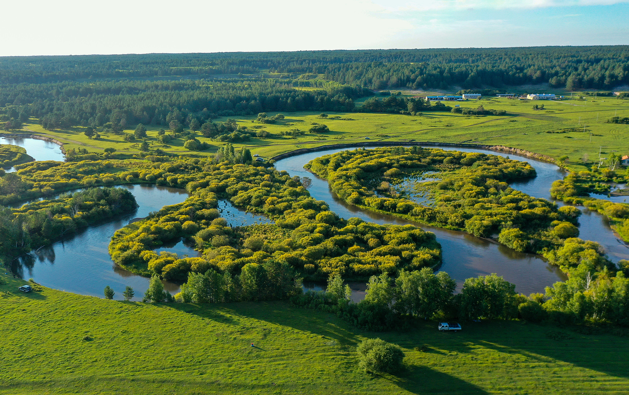 Forest and grassland in Hulunbuir, Inner Mongolia Autonomous Region, north China, August 15, 2025. /VCG