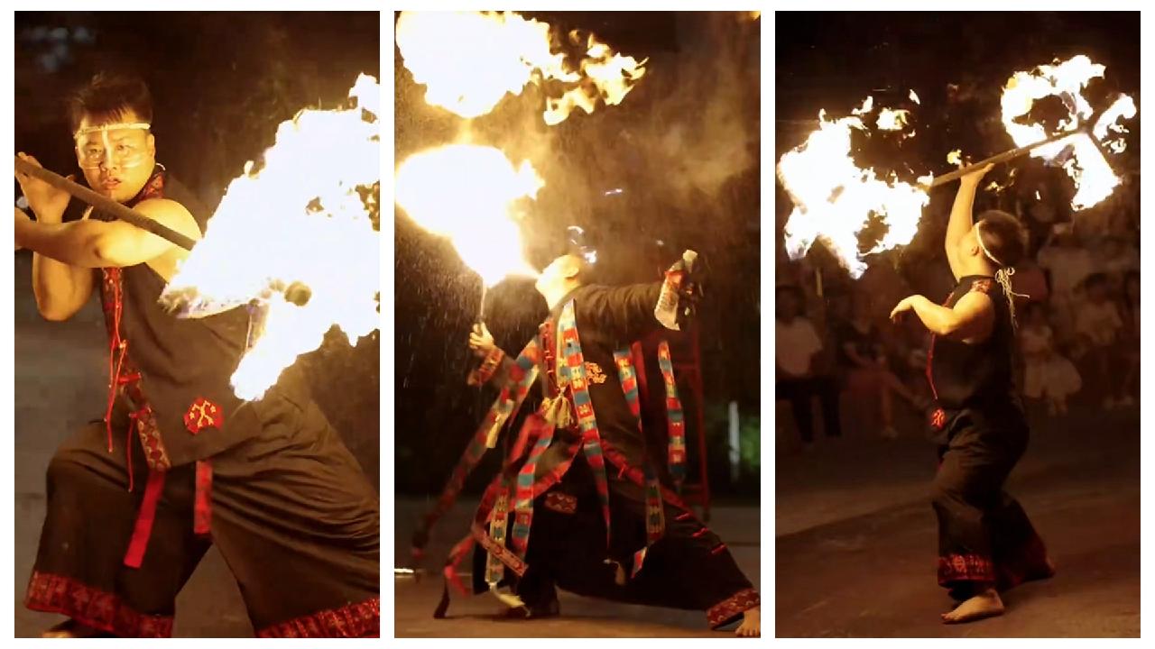 Li fire dance: Hainan's ancient fire ritual - CGTN