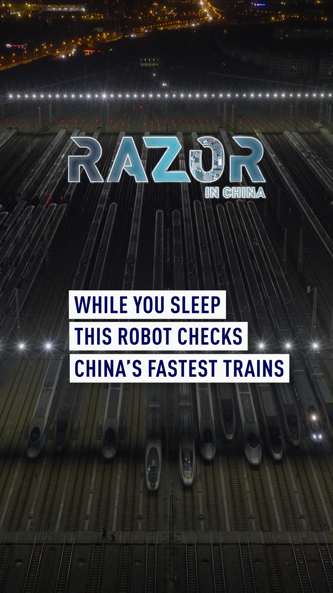 While you sleep, this robot checks China's fastest trains