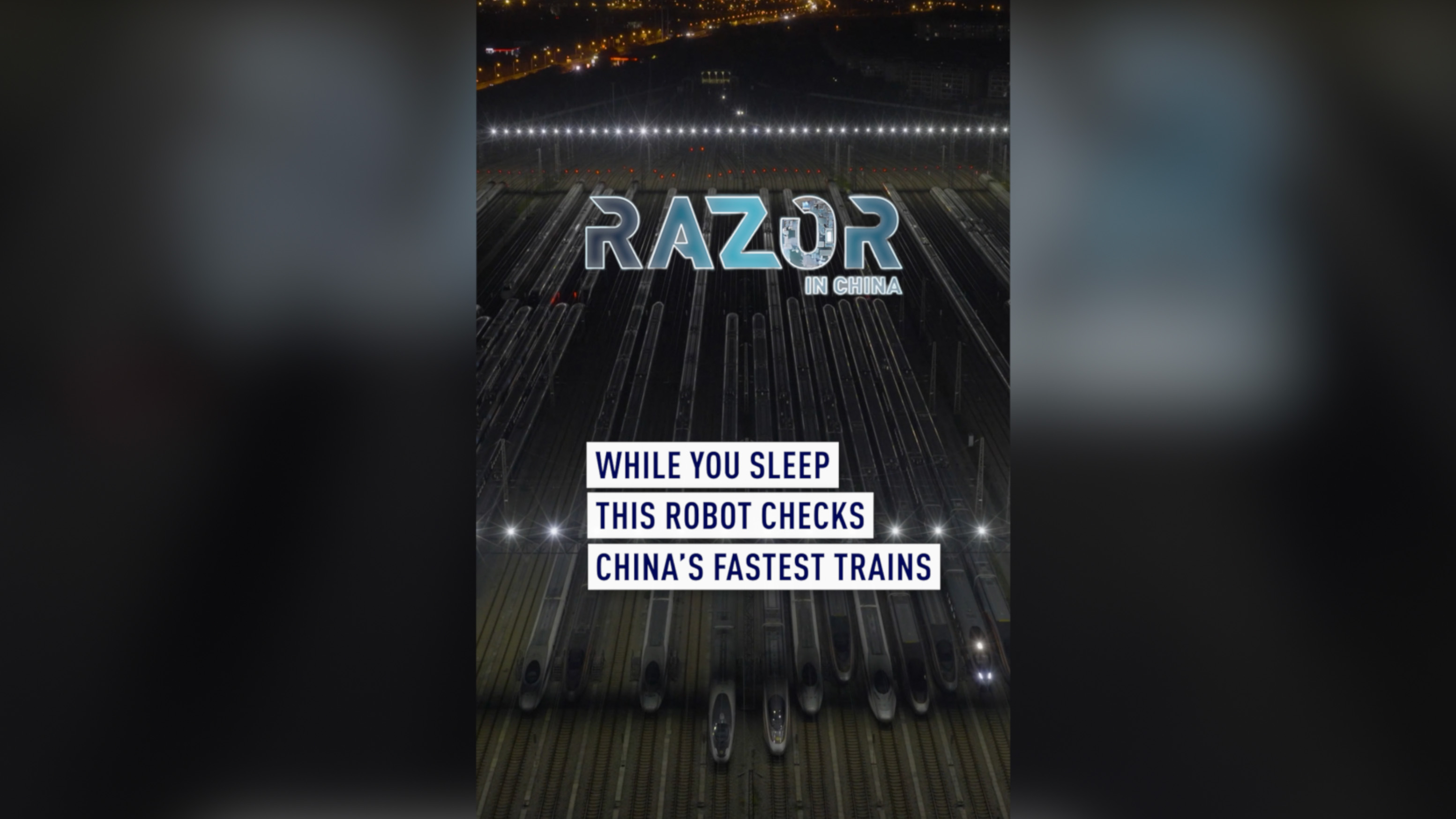 While you sleep, this robot checks China's fastest trains