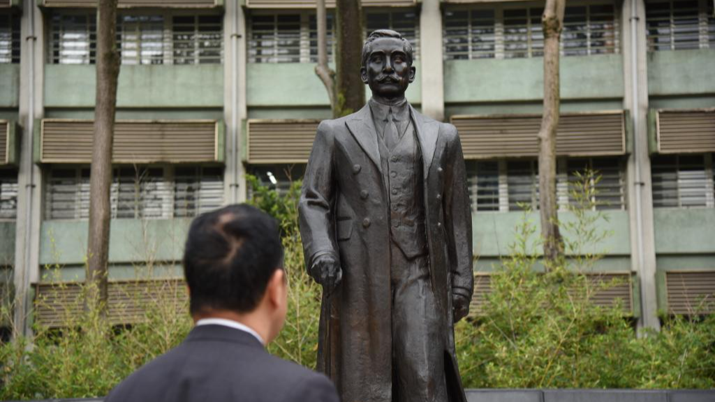 A statue of Sun Yat-sen in Taipei, Taiwan region, China, March 12, 2025. /Xinhua