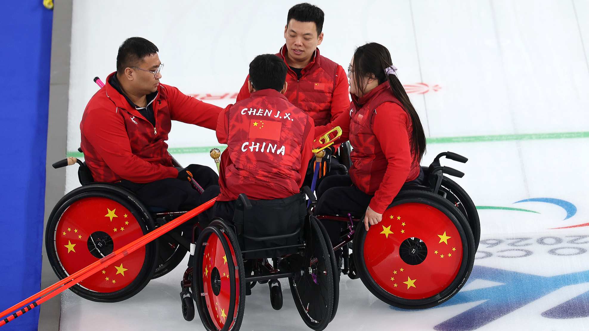 China's wheelchair curling mixed team edges Sweden to advance to final