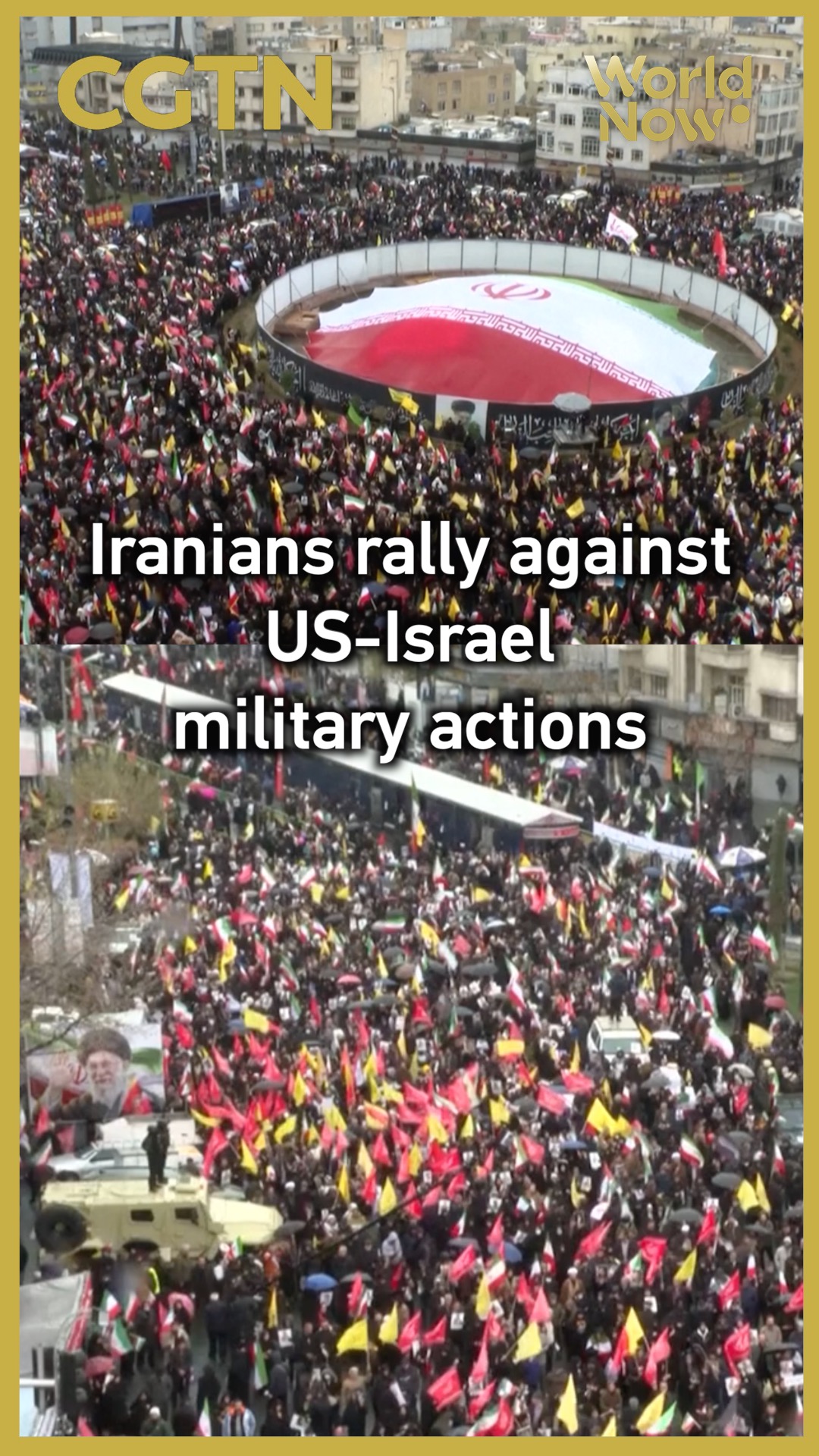 Iranians rally against US-Israel military actions