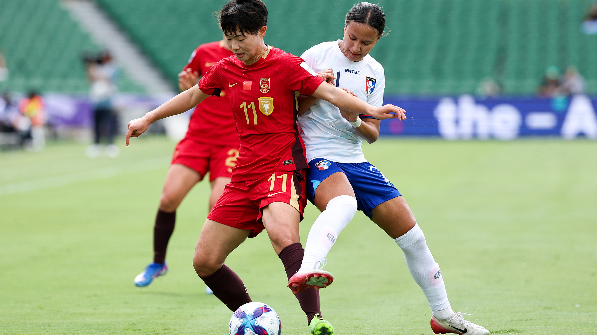2026 AFC Women's Asian Cup Quarterfinal China vs. Chinese Taipei in Australia, March 14, 2026. /VCG