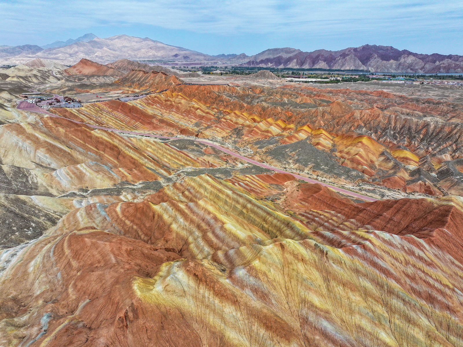 Danxia landform in Zhangye, Gansu Province, northwest China, September 26, 2025. /VCG