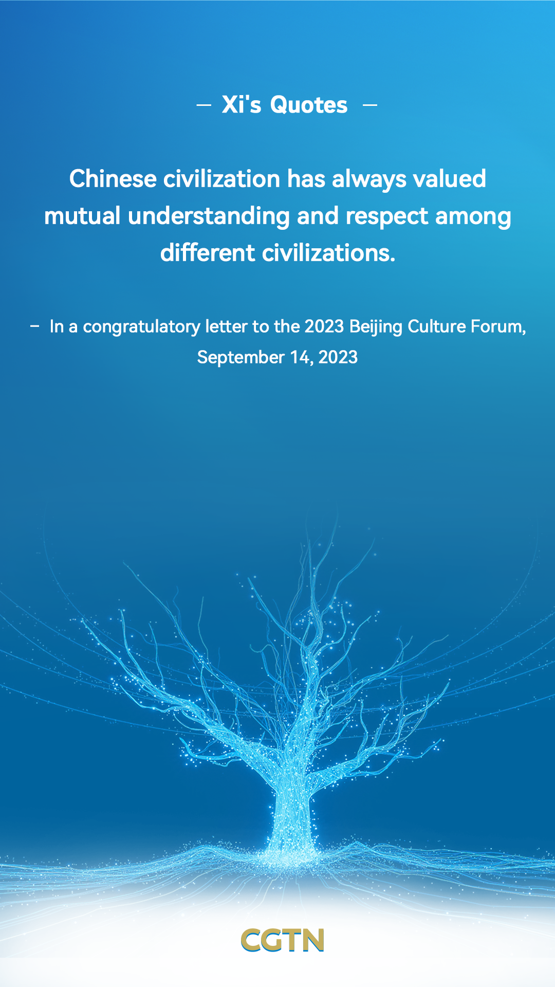 President Xi Jinping's key quotes on exchanges and mutual learning among civilizations