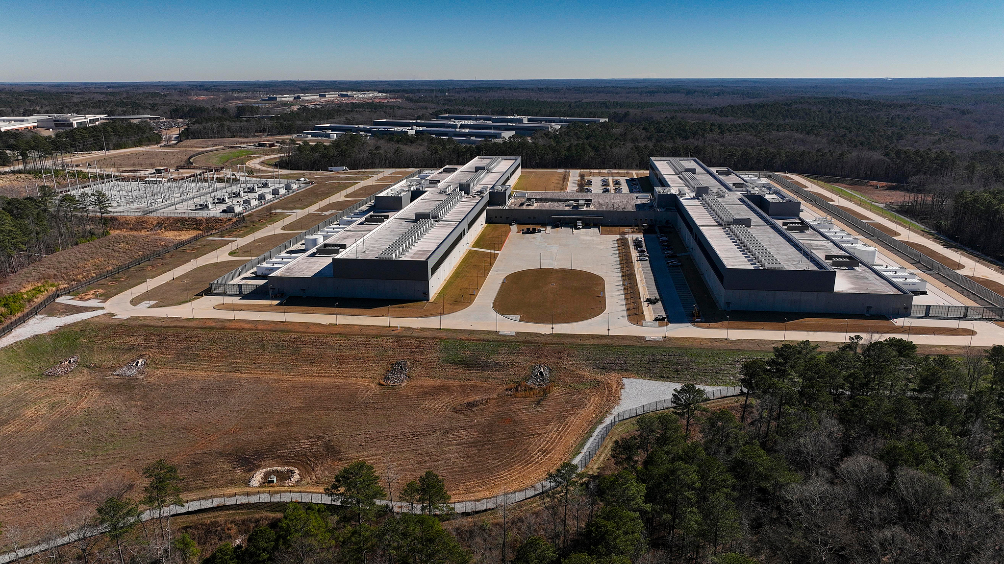 Meta's Stanton Springs Data Center in Newton County, East of Atlanta, seen on Tuesday, Jan. 13, 2026. /VCG