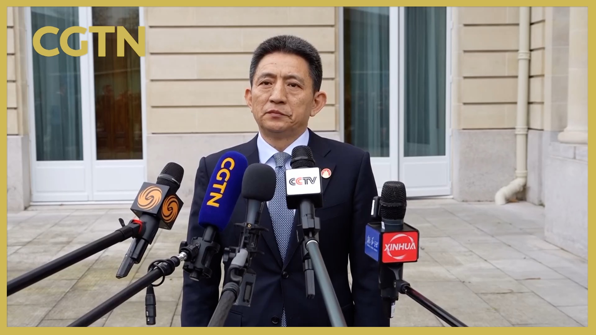 Senior Chinese official briefs media after economic and trade talks with US