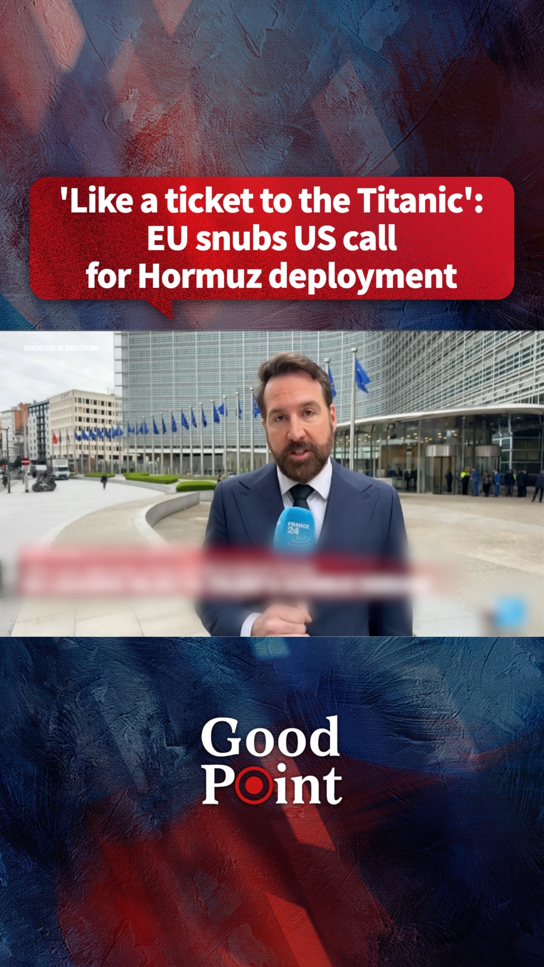 'Like a ticket to the Titanic': EU snubs US call for Hormuz deployment