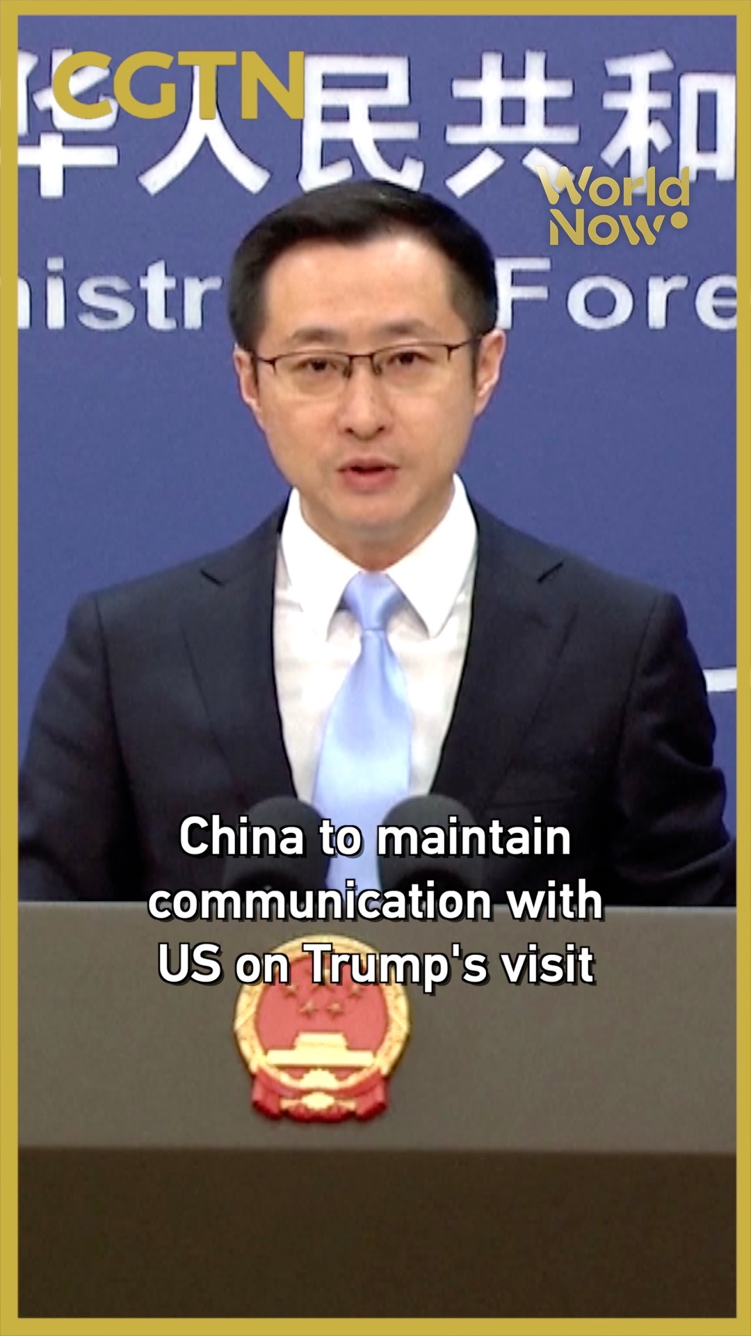 China to maintain communication with US on Trump's visit
