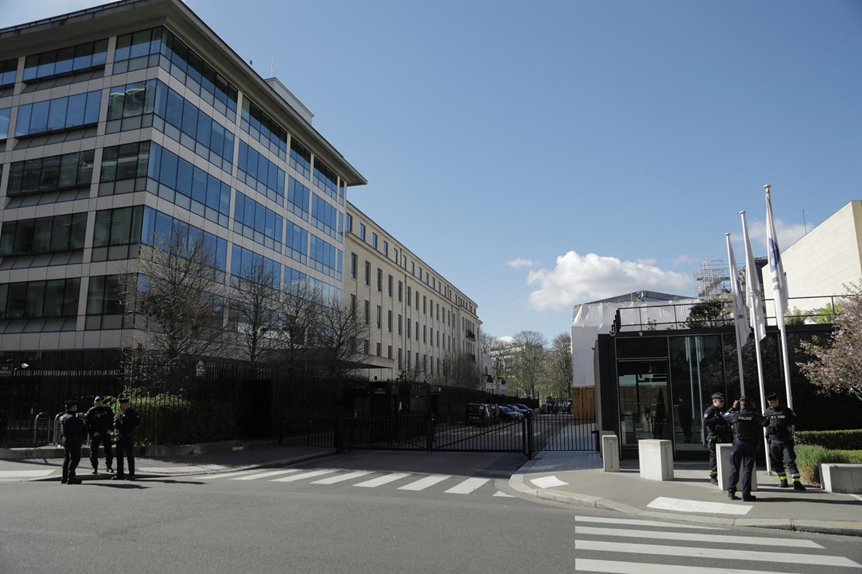 A view of the headquarters of the Organisation for Economic Co-operation and Development (OECD) as US Treasury Secretary Scott Bessent and Chinese Vice Premier He Lifeng held trade talks in Paris, France, March 16, 2026. /CFP