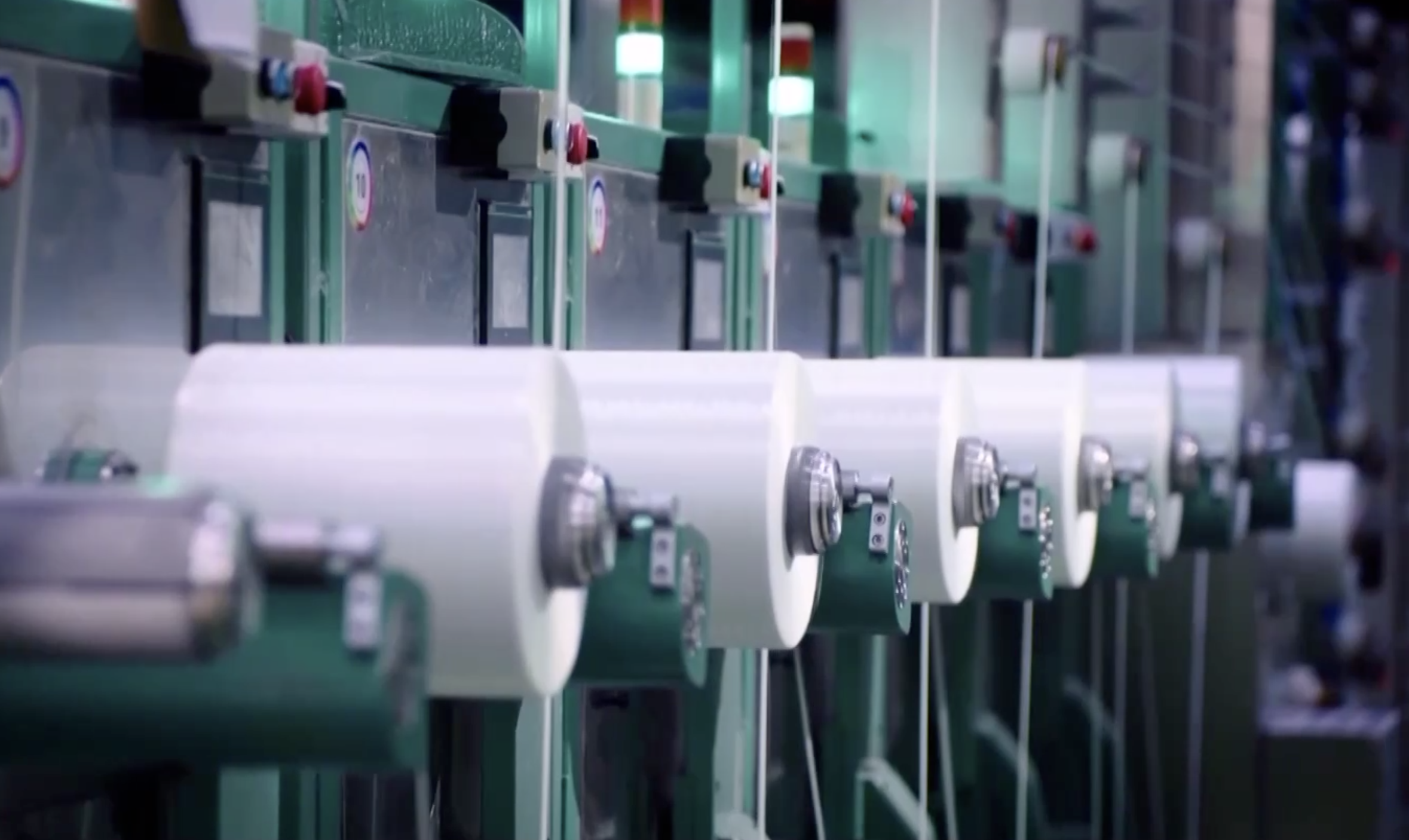 The electronic-grade fiberglass production line is in operation. /CMG