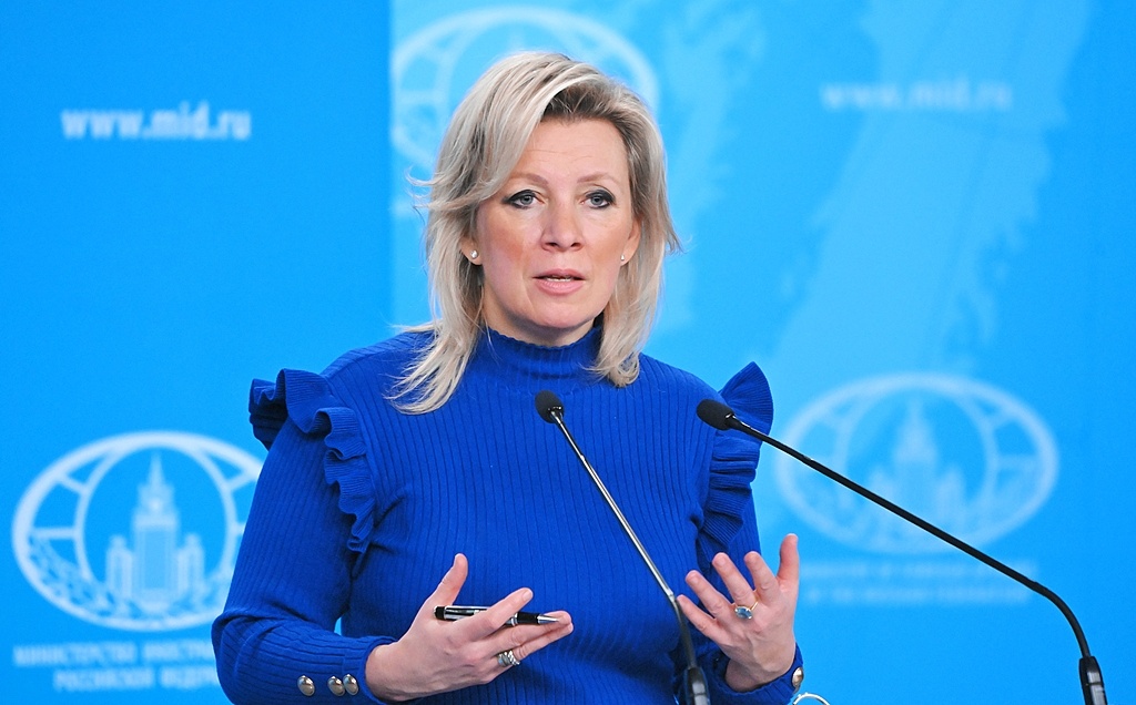 A file photo of Russian Foreign Ministry spokesperson Maria Zakharova. /CMG