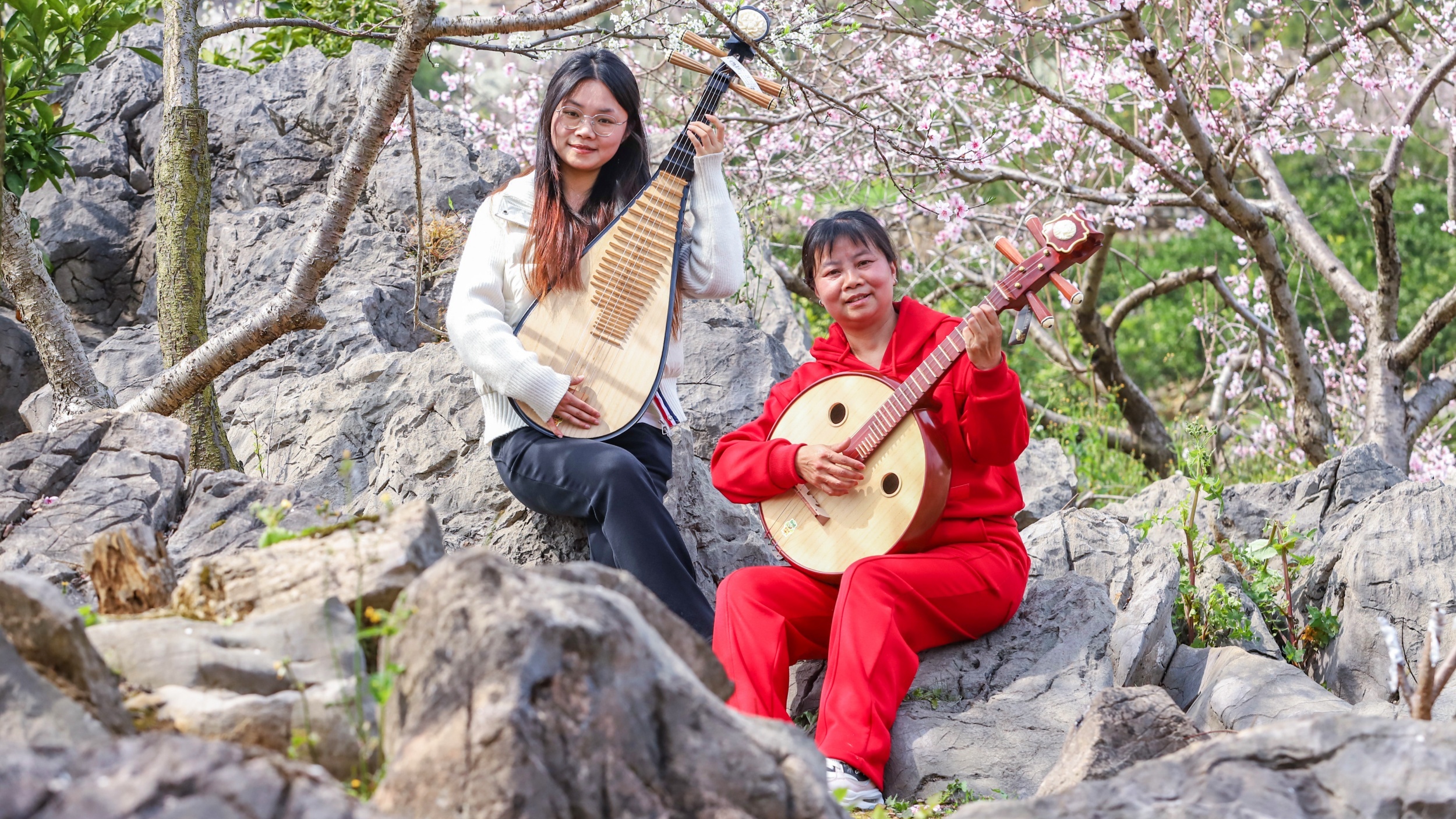 Guizhou's rocky wasteland turned into spring paradise