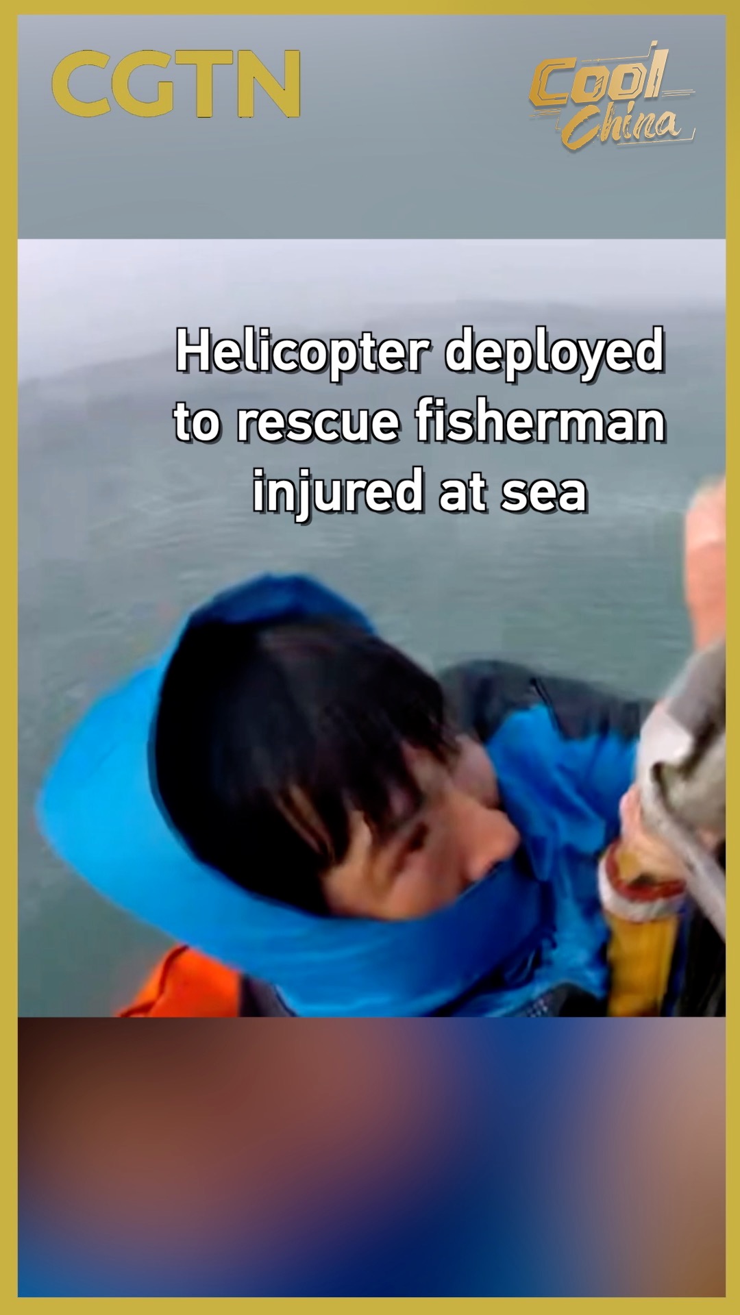 Helicopter deployed to rescue fisherman injured at sea
