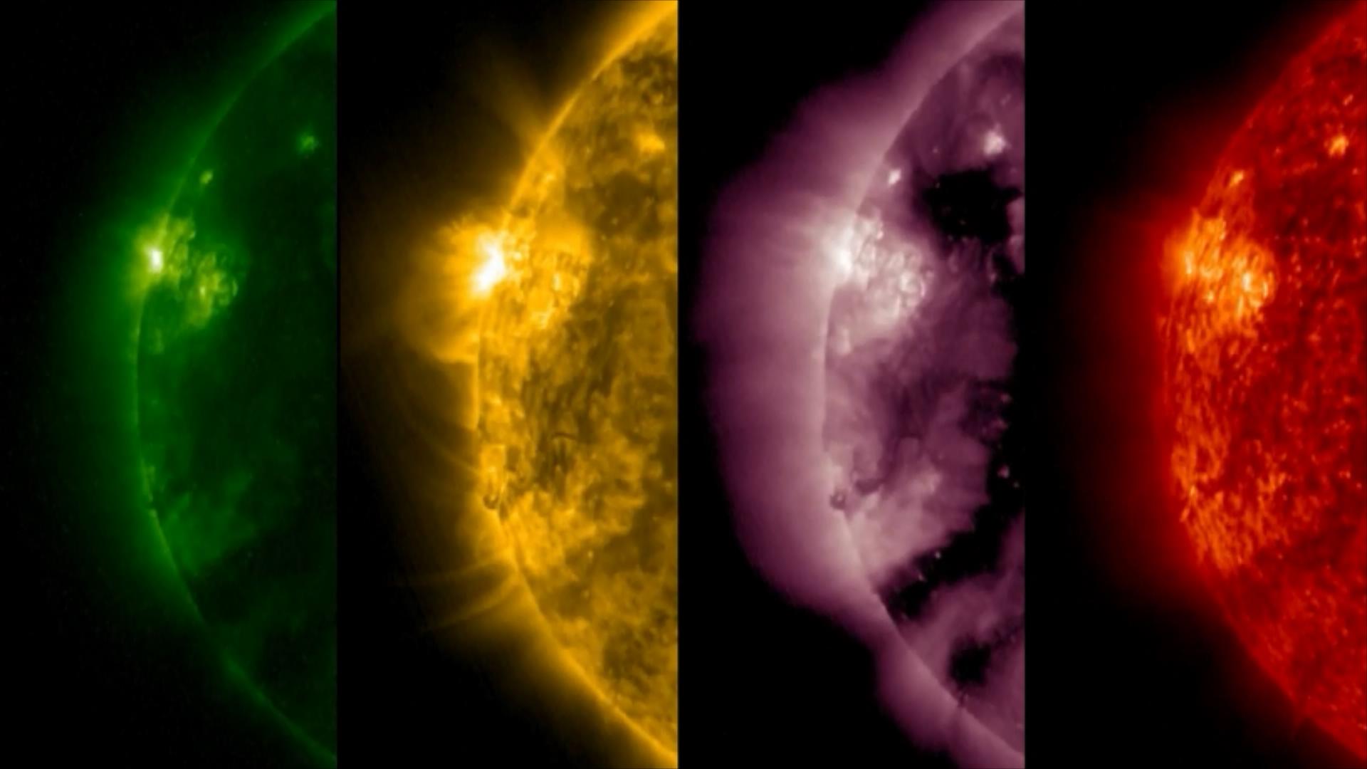 China unveils the first set of observation images captured by the Fengyun-4C satellite. /via CMG