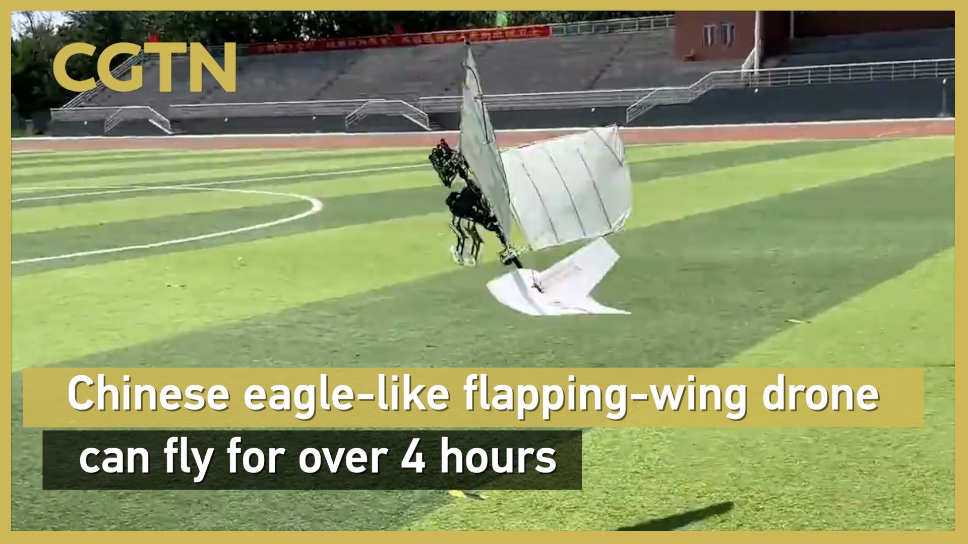 Chinese eagle-like flapping-wing drone can fly for over 4 hours