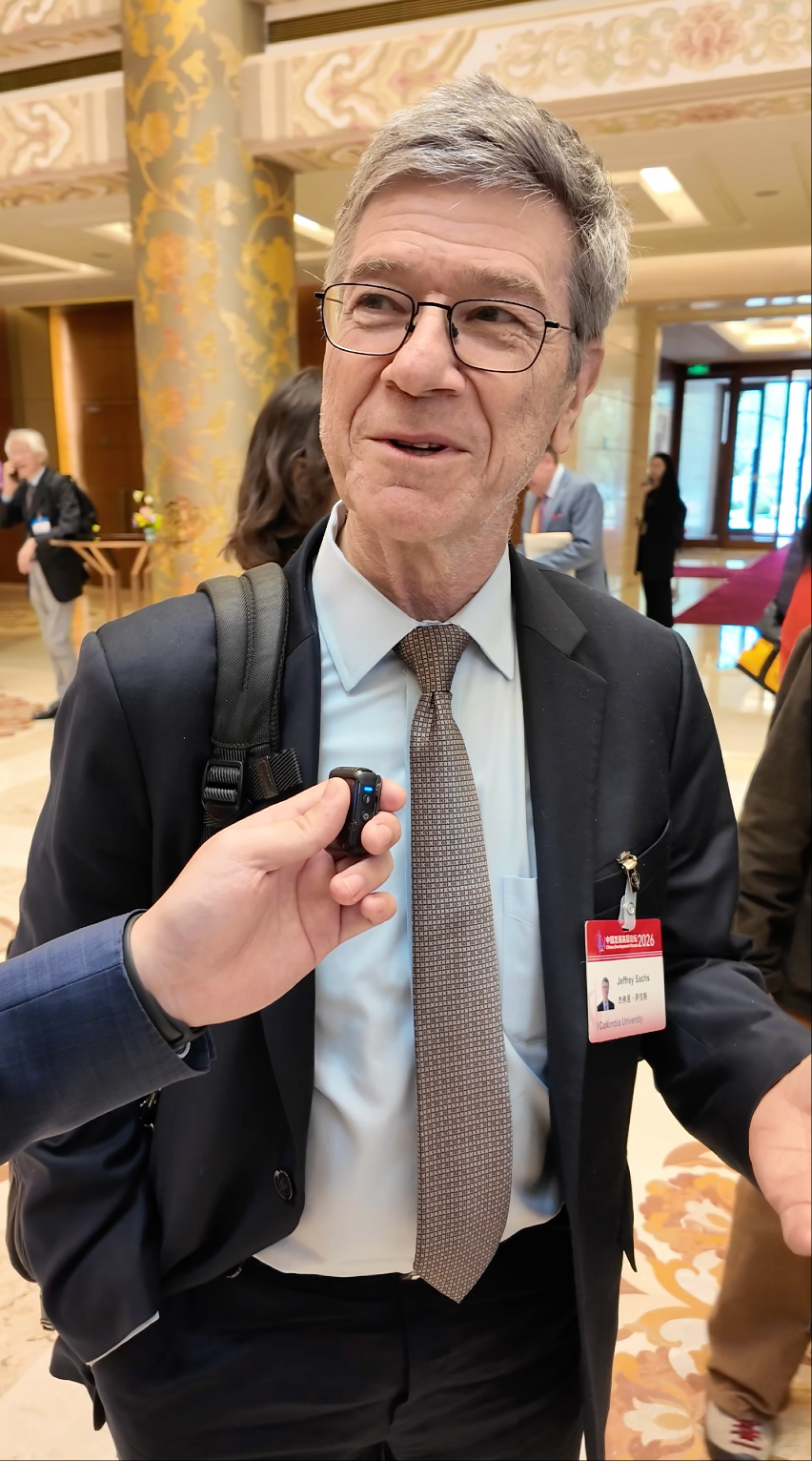 Jeffrey Sachs: China is too important — every visit is a pleasure