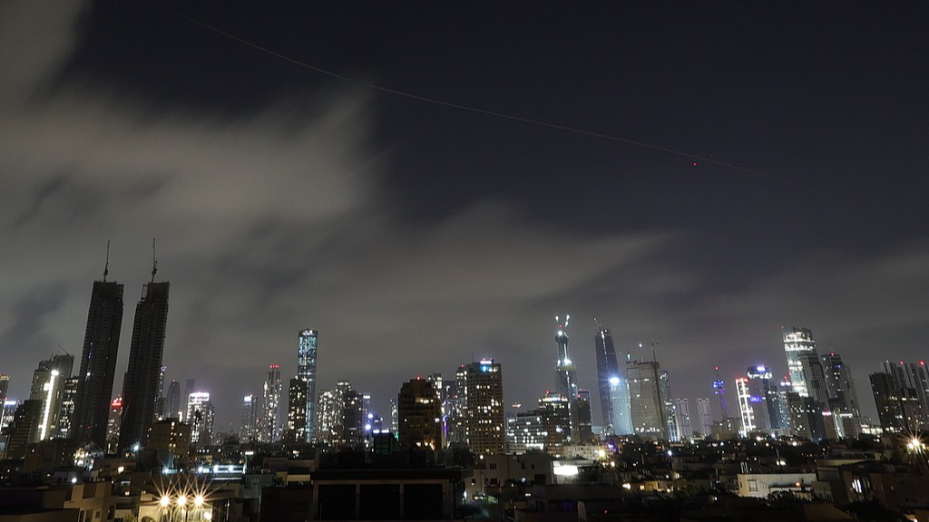Live view of Tel Aviv skyline
