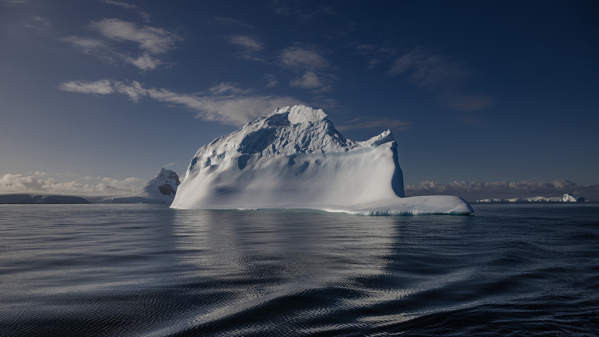 A view of Shoesmith Glacier, which is shrinking by 3 centimeters per day, as Turkish scientists from the National Antarctic Science Expeditions determine that the glacier area observed on Horseshoe Island over the past 10 years has suffered significant loss in Antarctica, March 7, 2026. /VCG