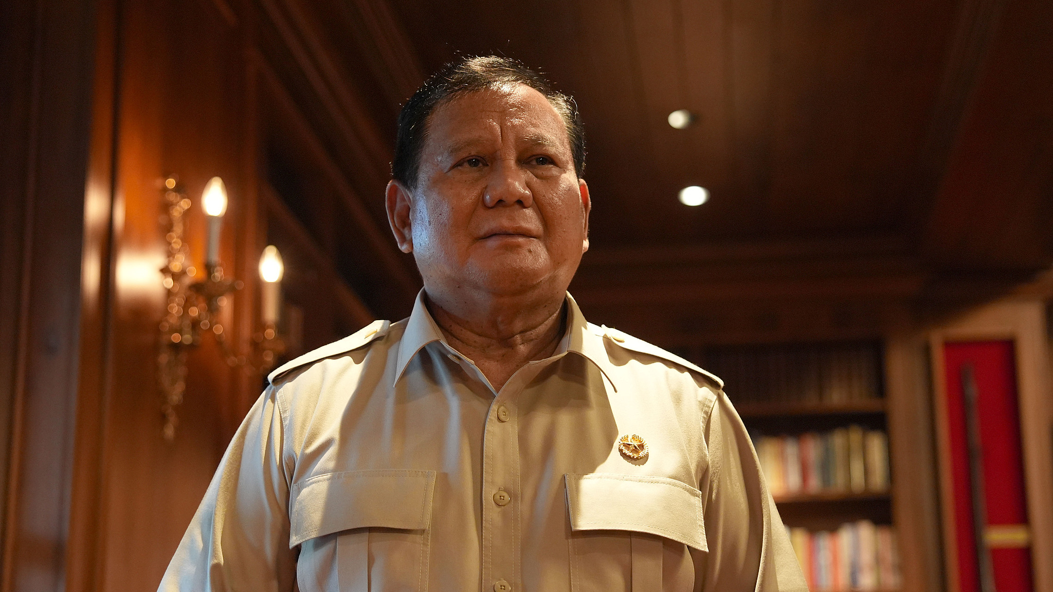 Prabowo Subianto, Indonesia's president, in Hambalang, Bogor, West Java, Indonesia, March 14, 2026. /VCG