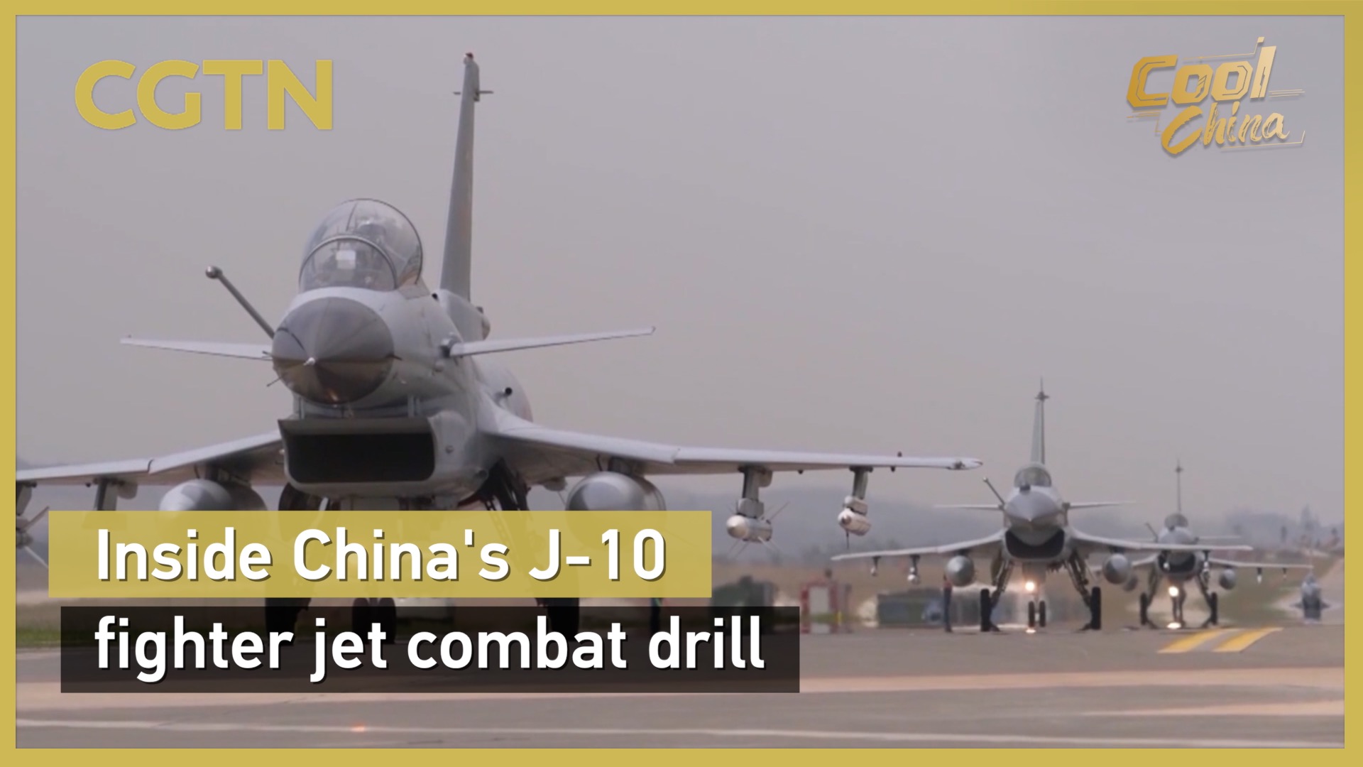 Inside China's J-10 fighter jet combat drill