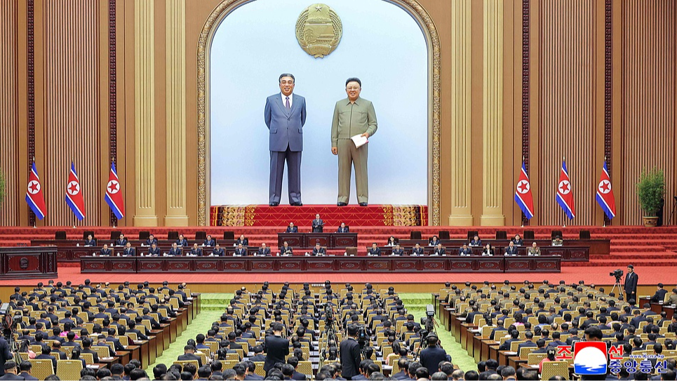 The First Session of the 15th Supreme People's Assembly at Mansudae Assembly Hall, Pyongyang, March 23, 2026. /VCG