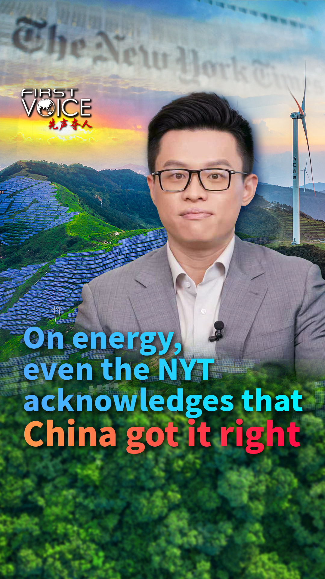 On energy, even the NYT acknowledges that China got it right