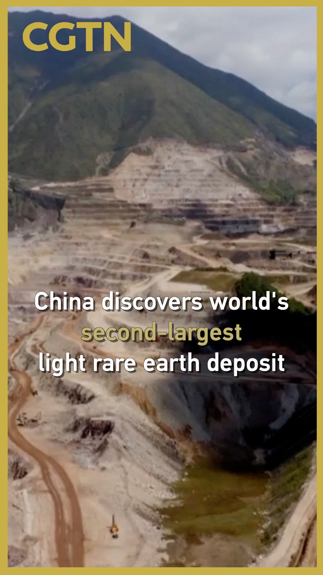 China discovers world's second-largest light rare earth deposit