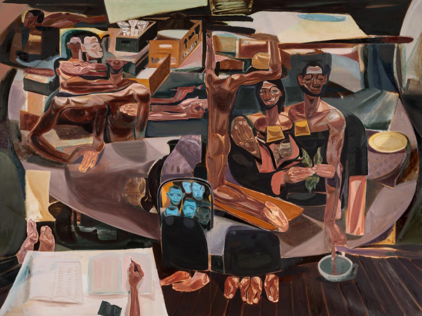 Spring or Fall by Ethiopian artist Tesfaye Urgessa. /Cc Foundation and Saatchi Yates