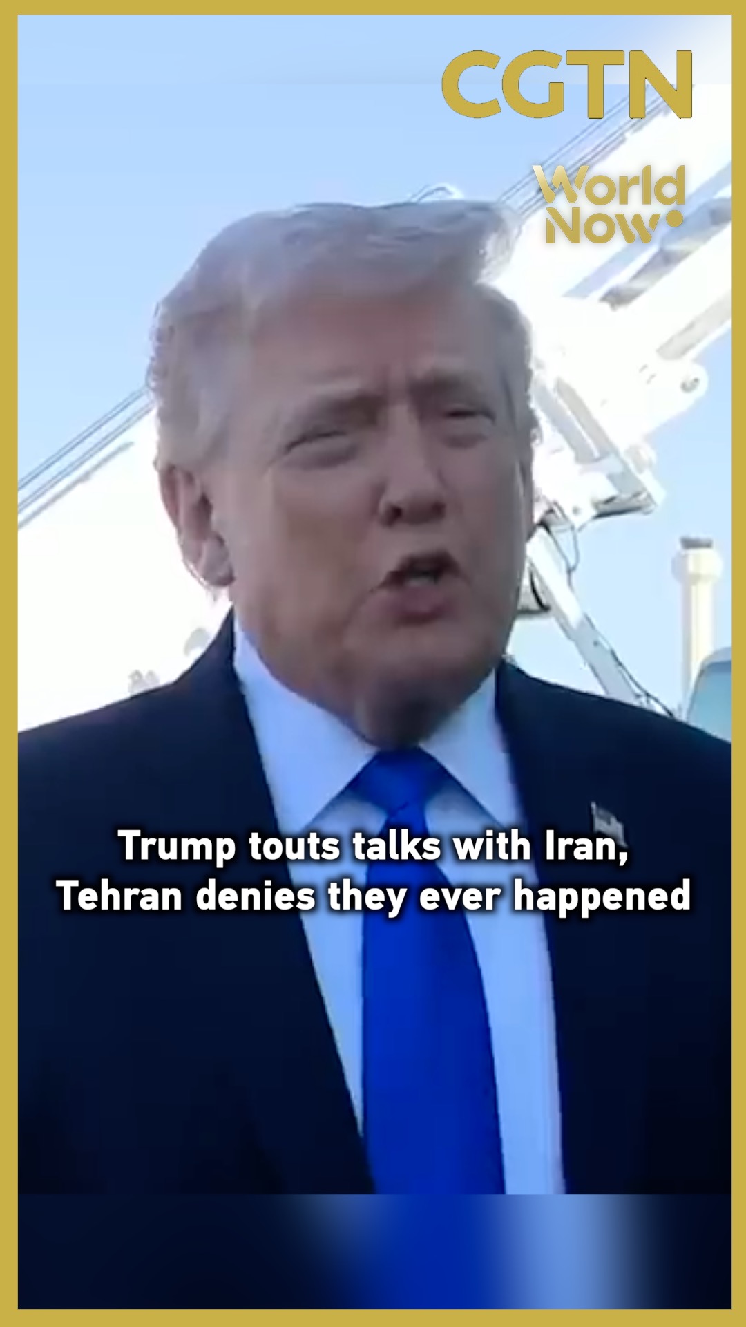 Trump touts talks with Iran, Tehran denies they ever happened