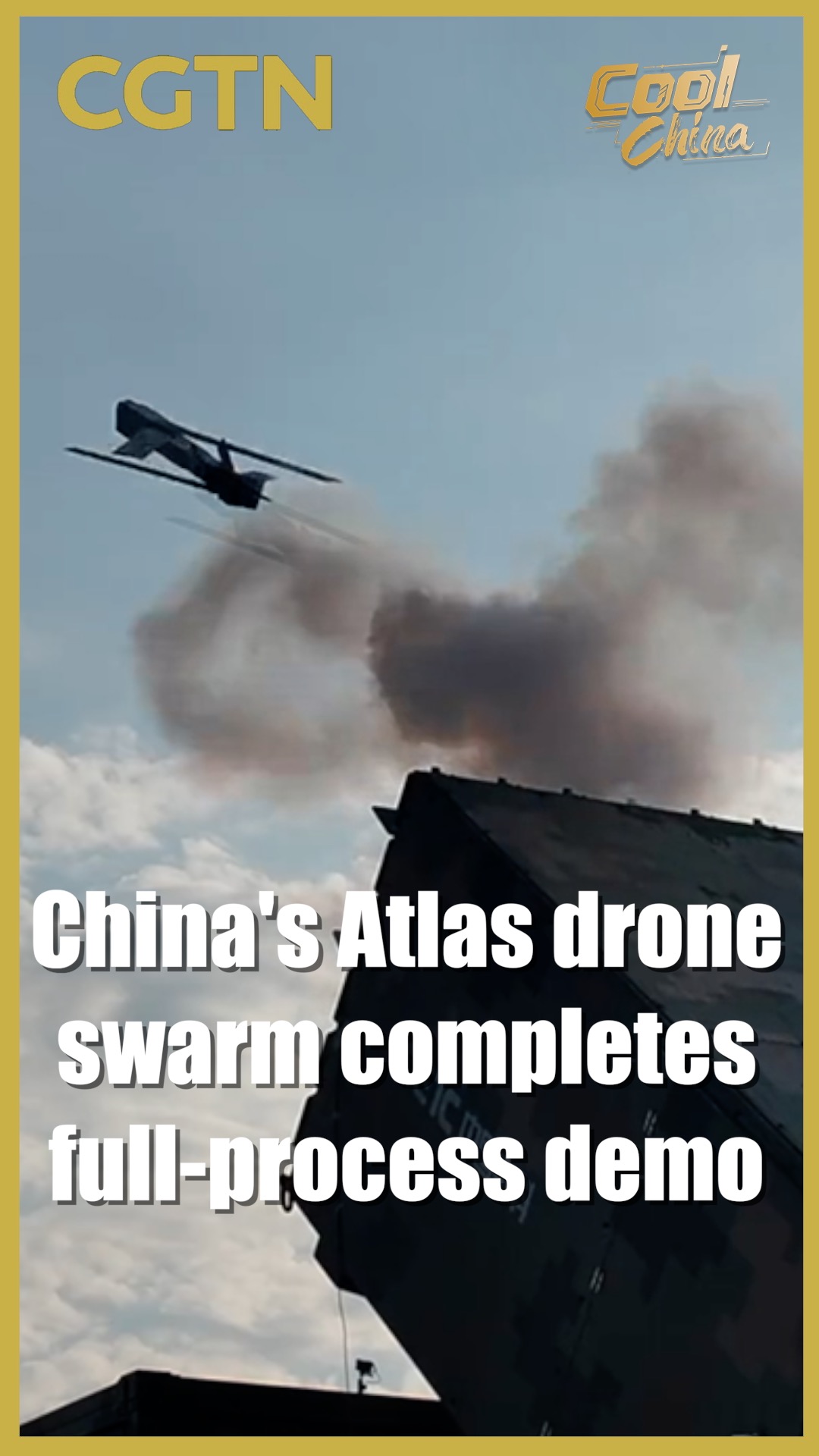 China's Atlas drone swarm completes full-process demo