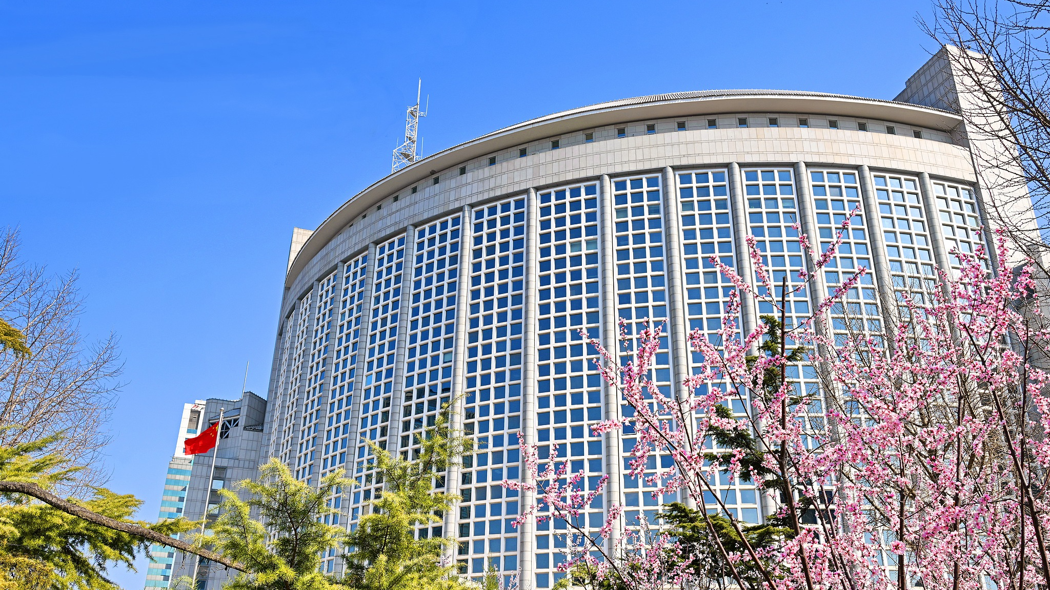 The Chinese Foreign Ministry in Beijing, China. /VCG