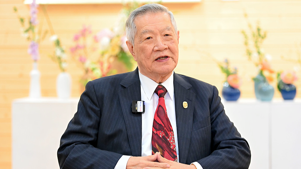 Forensic scientist Dr. Henry C. Lee gives an exclusive interview to China News Service in Guangdong Province, China, December 22, 2023. /VCG